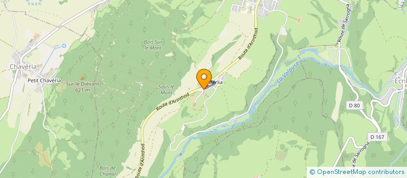 localisation de l'entreprise CHEVAL TRAIT COMTOIS ORGELET  ORGELET