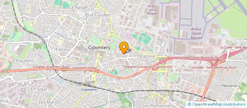 localisation de l'entreprise CHEVAL TRANSPORT 31 à COLOMIERS
