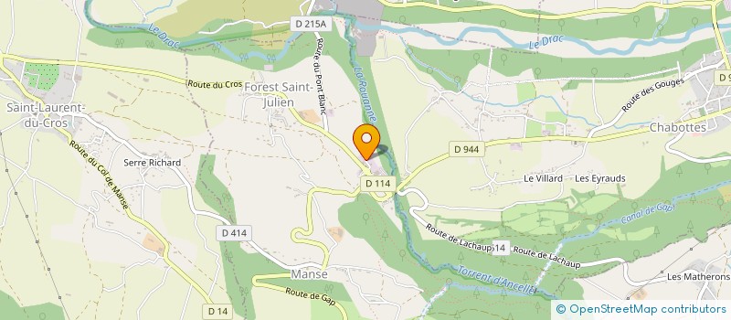 localisation de l'entreprise CHEVAL VAPEUR  FOREST-SAINT-JULIEN