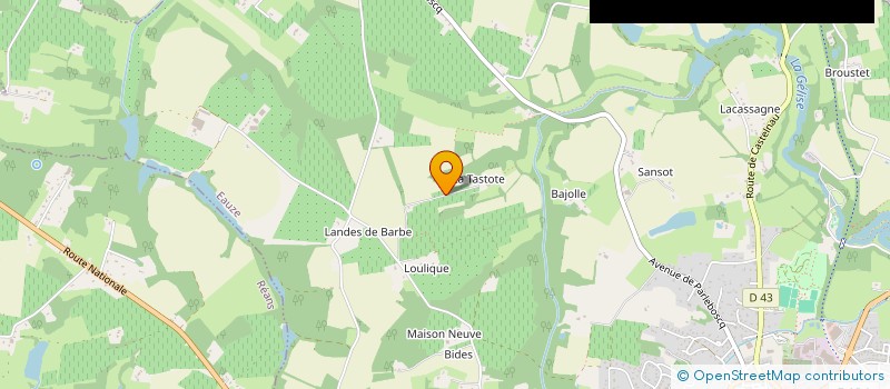 localisation de l'entreprise CHEVAL VERT VALLEE  EYGURANDE-ET-GARDEDEUIL