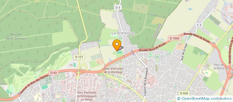 localisation de l'entreprise CHEVALERIE DE LA BRETEQUE à BOIS-GUILLAUME