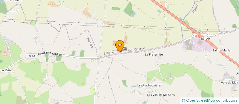 localisation de l'entreprise CHEVALIER à SAINT-CHRISTOPHE-DU-LIGNERON
