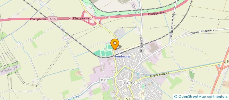 localisation de l'entreprise CHEVALIER  BOURBOURG