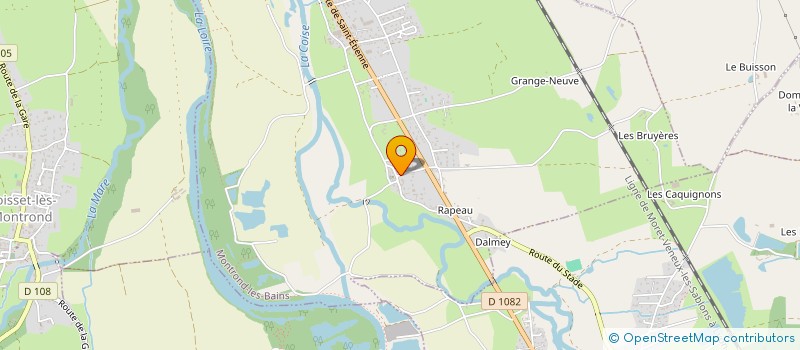 localisation de l'entreprise CHEVALIER  MONTROND-LES-BAINS