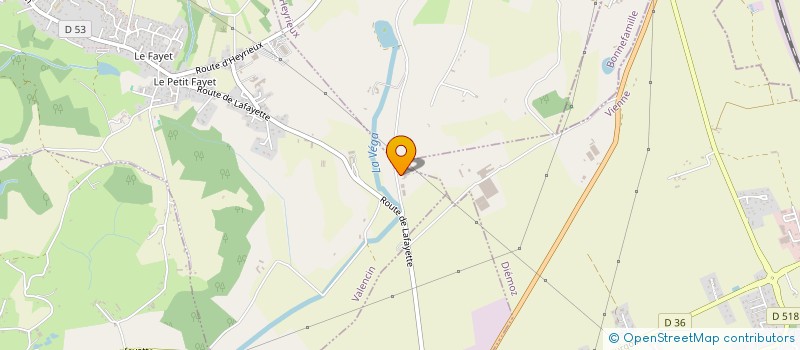 localisation de l'entreprise CHEVALIER  VALENCIN