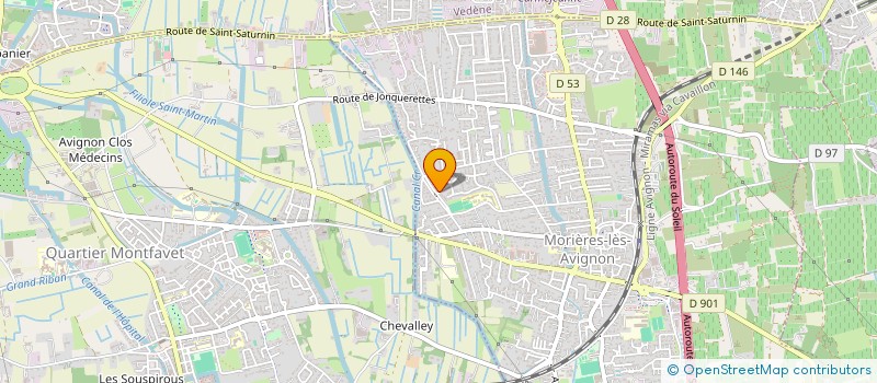 localisation de l'entreprise CHEVALIER  MORIERES-LES-AVIGNON