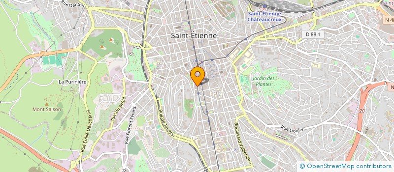 localisation de l'entreprise CHEVALIER  SAINT-ETIENNE