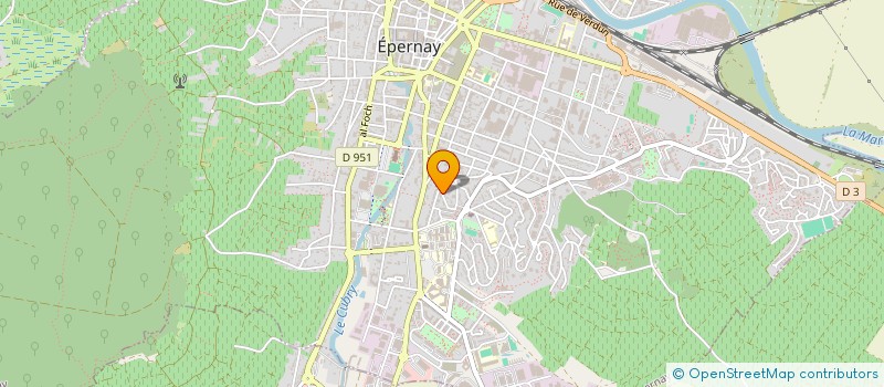 localisation de l'entreprise CHEVALIER CEDRIC  EPERNAY