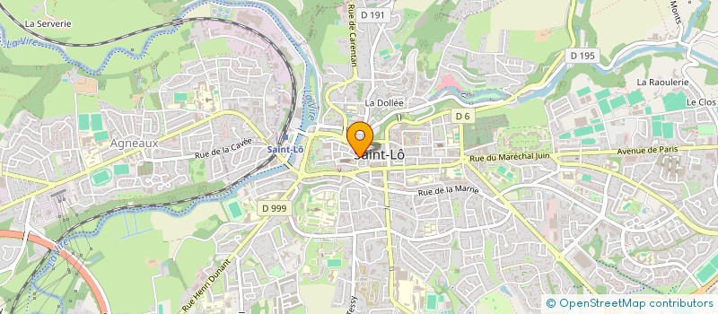 localisation de l'entreprise CHEVALIER CONSTRUCTIONS  SAINT-LO