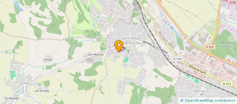 localisation de l'entreprise CHEVALIER CONSULT  SAINT-ALBAN-DE-ROCHE