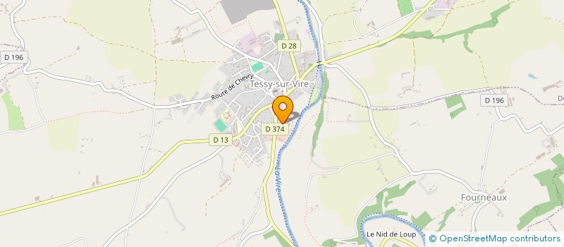 localisation de l'entreprise CHEVALIER DIAG CM  TESSY-BOCAGE