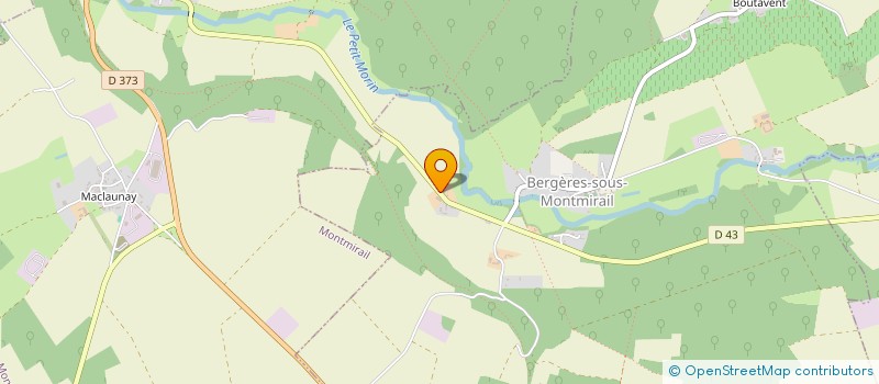 localisation de l'entreprise CHEVALIER DIVERTISSEMENTS  BERGERES-SOUS-MONTMIRAIL