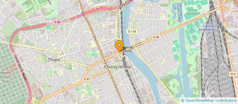 localisation de l'entreprise CHEVALIER DU TRANSPORT à CHOISY-LE-ROI