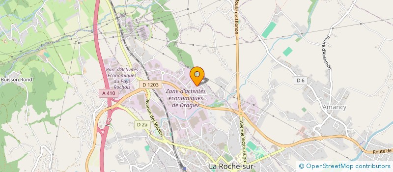 localisation de l'entreprise CHEVALIER FLORENT à LA ROCHE-SUR-FORON