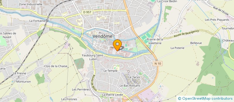 localisation de l'entreprise CHEVALIER / FOLGOAS  VENDOME