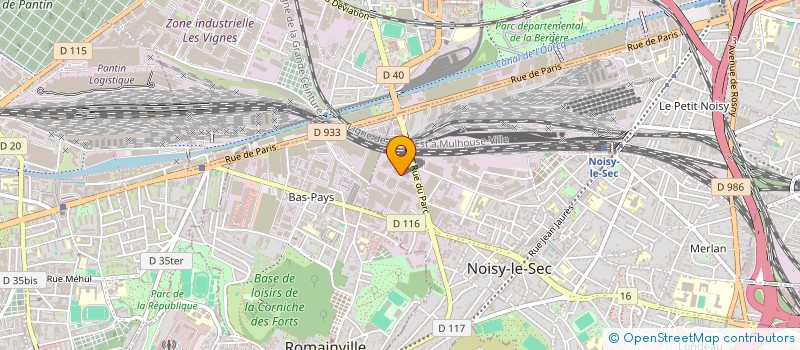 localisation de l'entreprise CHEVALIER FREDERIC LTD à NOISY-LE-SEC