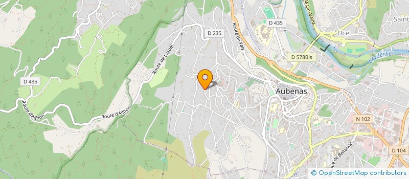 localisation de l'entreprise CHEVALIER INDIVISION  AUBENAS