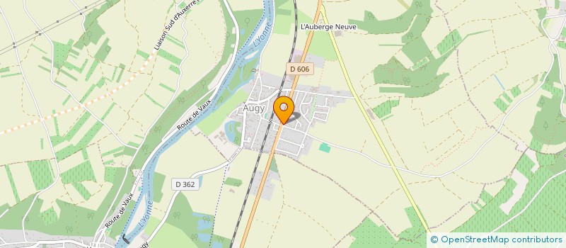 localisation de l'entreprise CHEVALIER ISABELLE  AUGY