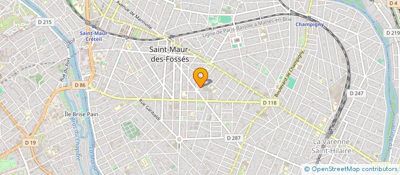 localisation de l'entreprise CHEVALIER                     MARCE  SAINT-MAUR-DES-FOSSES