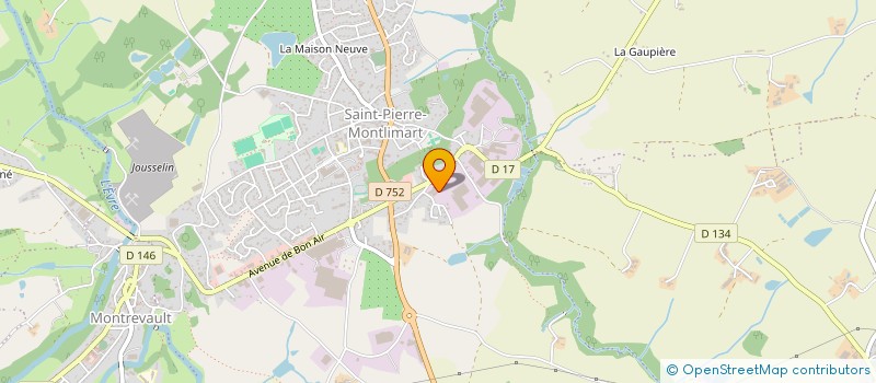 localisation de l'entreprise CHEVALIER PIERRE à BEAUPREAU-EN-MAUGES