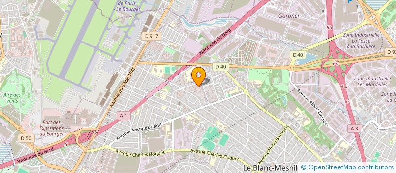 localisation de l'entreprise CHEVALIER RENOV à LE BLANC-MESNIL