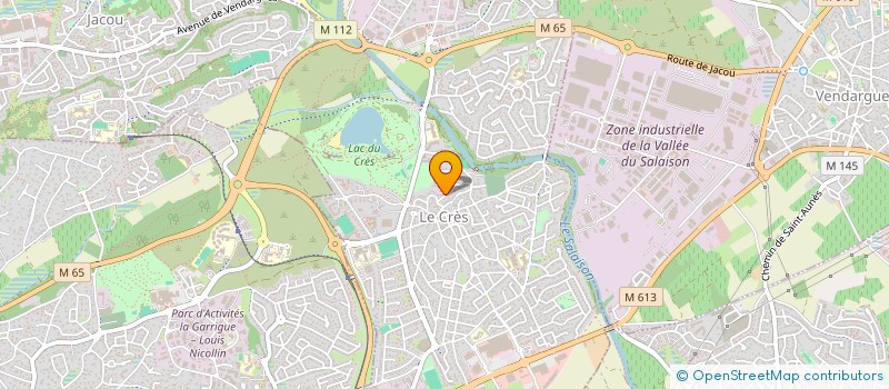 localisation de l'entreprise CHEVALIERS DE L'ORDRE DES QUATRE VENTS  LE CRES
