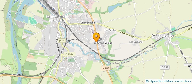 localisation de l'entreprise CHEVALIERS ET DAMES DU CHATEAU  MARCENAT