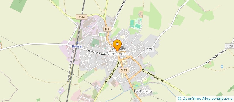 localisation de l'entreprise CHEVALINE CARON à BOHAIN-EN-VERMANDOIS