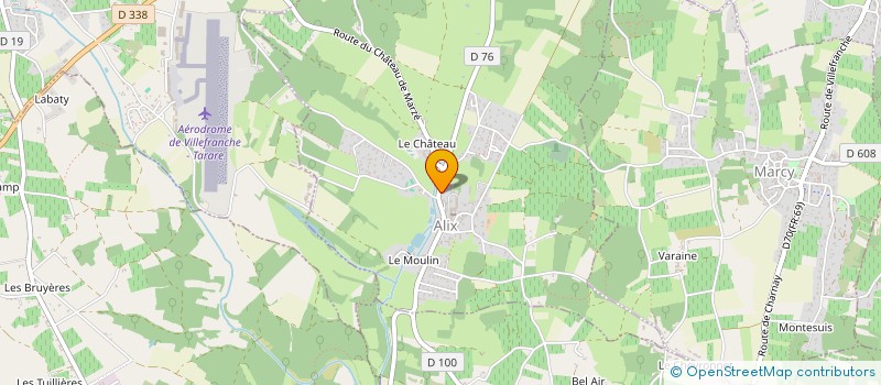 localisation de l'entreprise CHEVALIS  ALIX