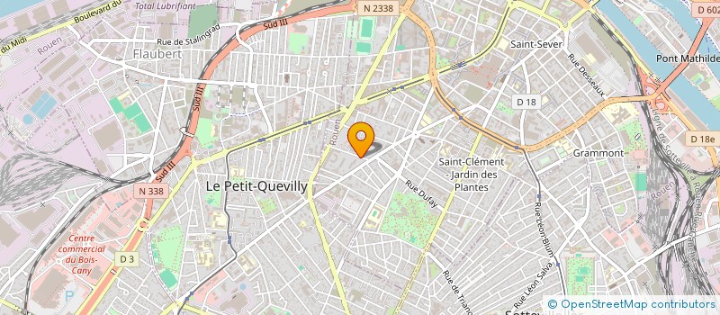 localisation de l'entreprise CHEVALLEREAU JULIEN ET HOUPE EMILIE  ROUEN