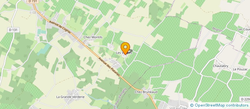 localisation de l'entreprise CHEVALLEREAU VALERIE ET CARATY MATHIEU  BRIZAMBOURG