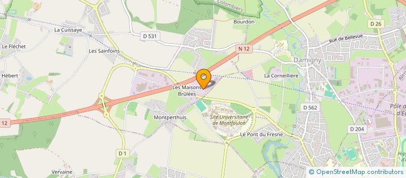 localisation de l'entreprise CHEVALLIER à LONRAI