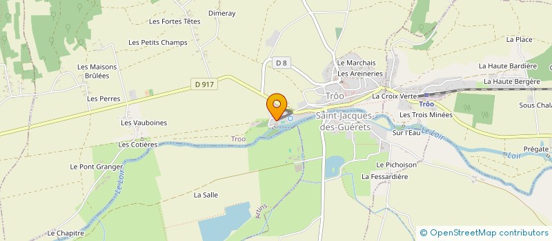 localisation de l'entreprise CHEVALLIER  TROO