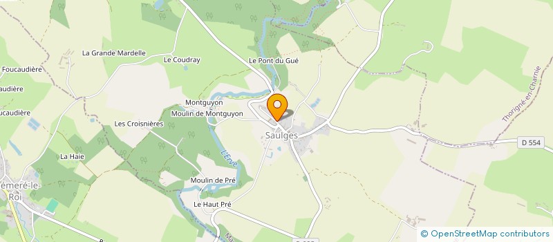 localisation de l'entreprise CHEVALLIER  SAULGES