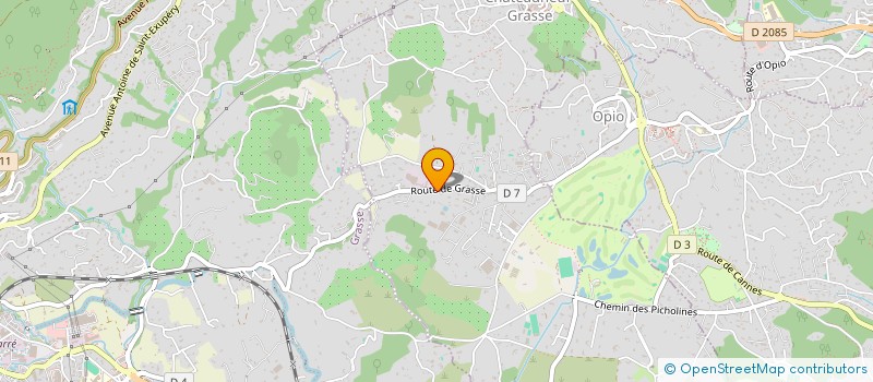 localisation de l'entreprise CHEVALLIER CONSTRUCTION  CHATEAUNEUF-GRASSE