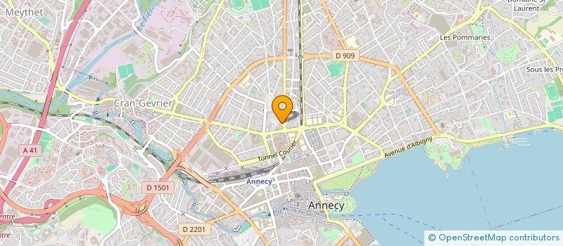 localisation de l'entreprise CHEVALLIER FARMER à ANNECY