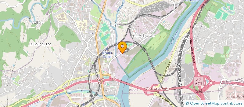 localisation de l'entreprise CHEVALLIER FRERES  MONTAGNY