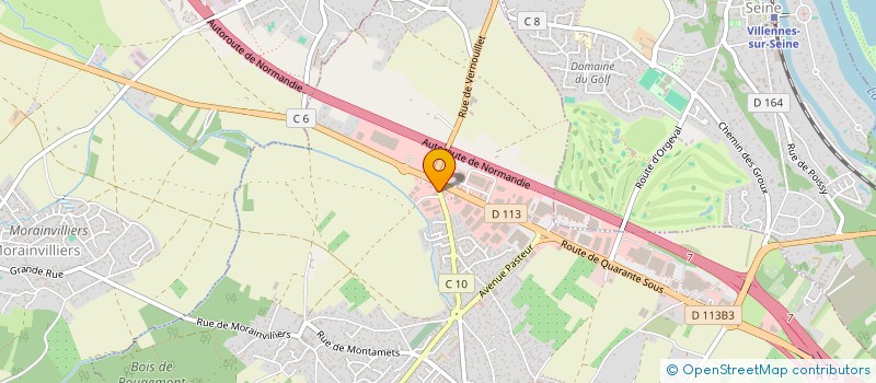 localisation de l'entreprise CHEVALLIER LABORATOIRE à ORGEVAL