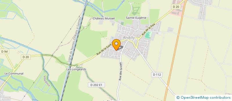 localisation de l'entreprise CHEVALLIER MACONNERIE à ANDILLY