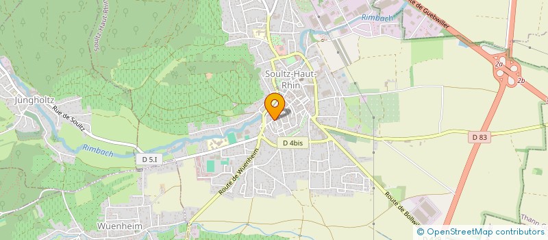 localisation de l'entreprise CHEVALLIER NETTOYAGE  SOULTZ-HAUT-RHIN