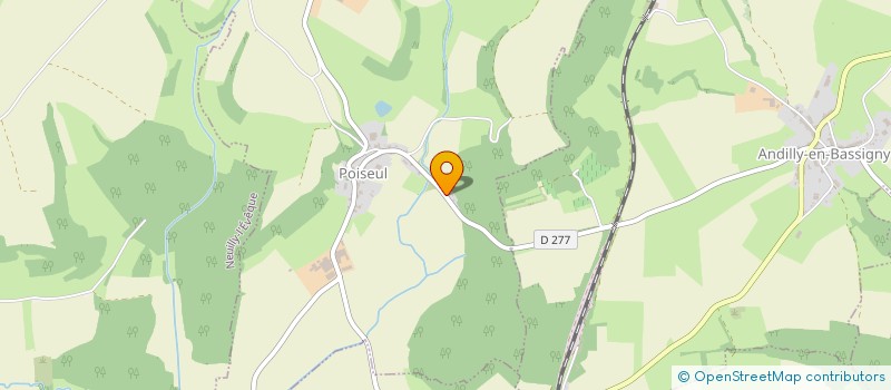 localisation de l'entreprise CHEVALLIER YOANN à POISEUL