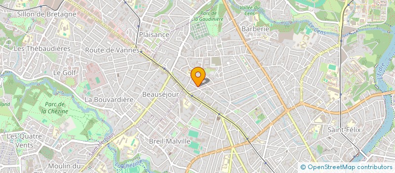 localisation de l'entreprise CHEVANCE-CHOQUET à NANTES