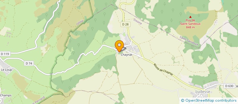 localisation de l'entreprise CHEVARIN  LUDESSE