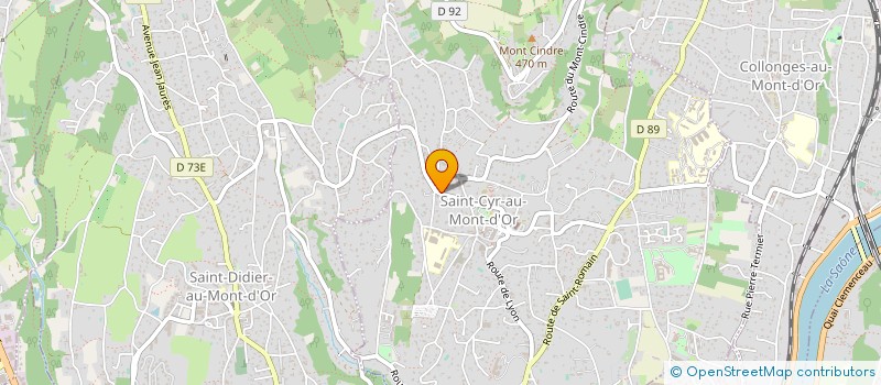 localisation de l'entreprise CHEVAUCHEURS 3  SAINT-CYR-AU-MONT-D'OR