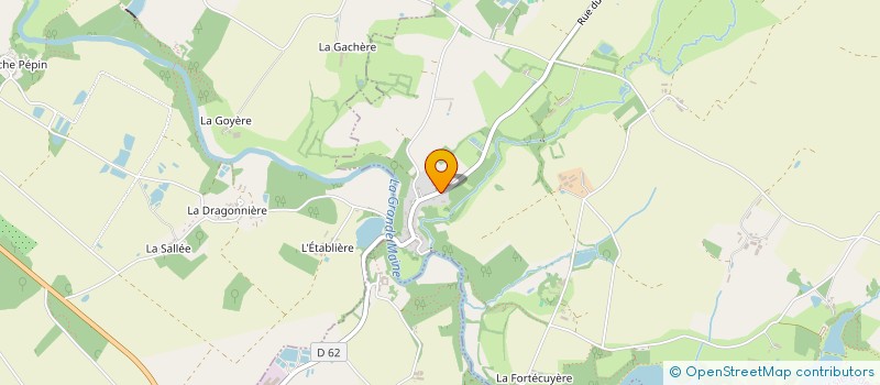localisation de l'entreprise CHEVAUX DE COMEDIE à LA BOISSIERE-DE-MONTAIGU