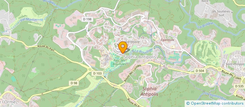 localisation de l'entreprise CHEVAUX ET ATTELAGES DU PAYS D AZUR à VALBONNE