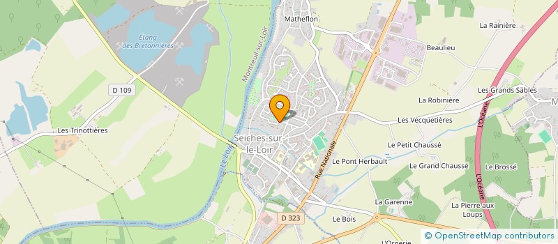 localisation de l'entreprise CHEVE BUSINESS  LOIRE-AUTHION