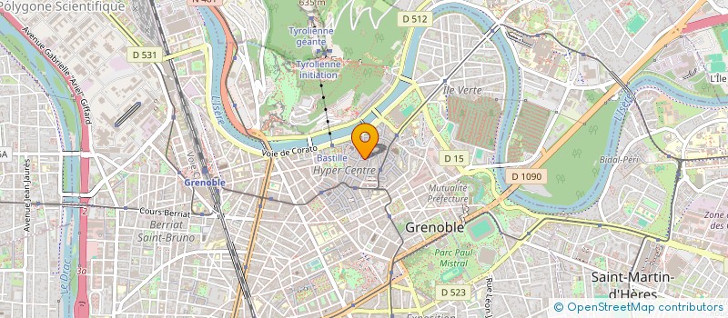 localisation de l'entreprise CHEVELURE DE BERENICE  GRENOBLE