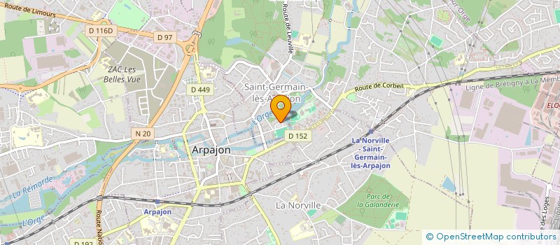localisation de l'entreprise CHEVERBOULE 54 à SAINT-GERMAIN-LES-ARPAJON