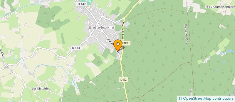 localisation de l'entreprise CHEVEREAU  BRETTE-LES-PINS